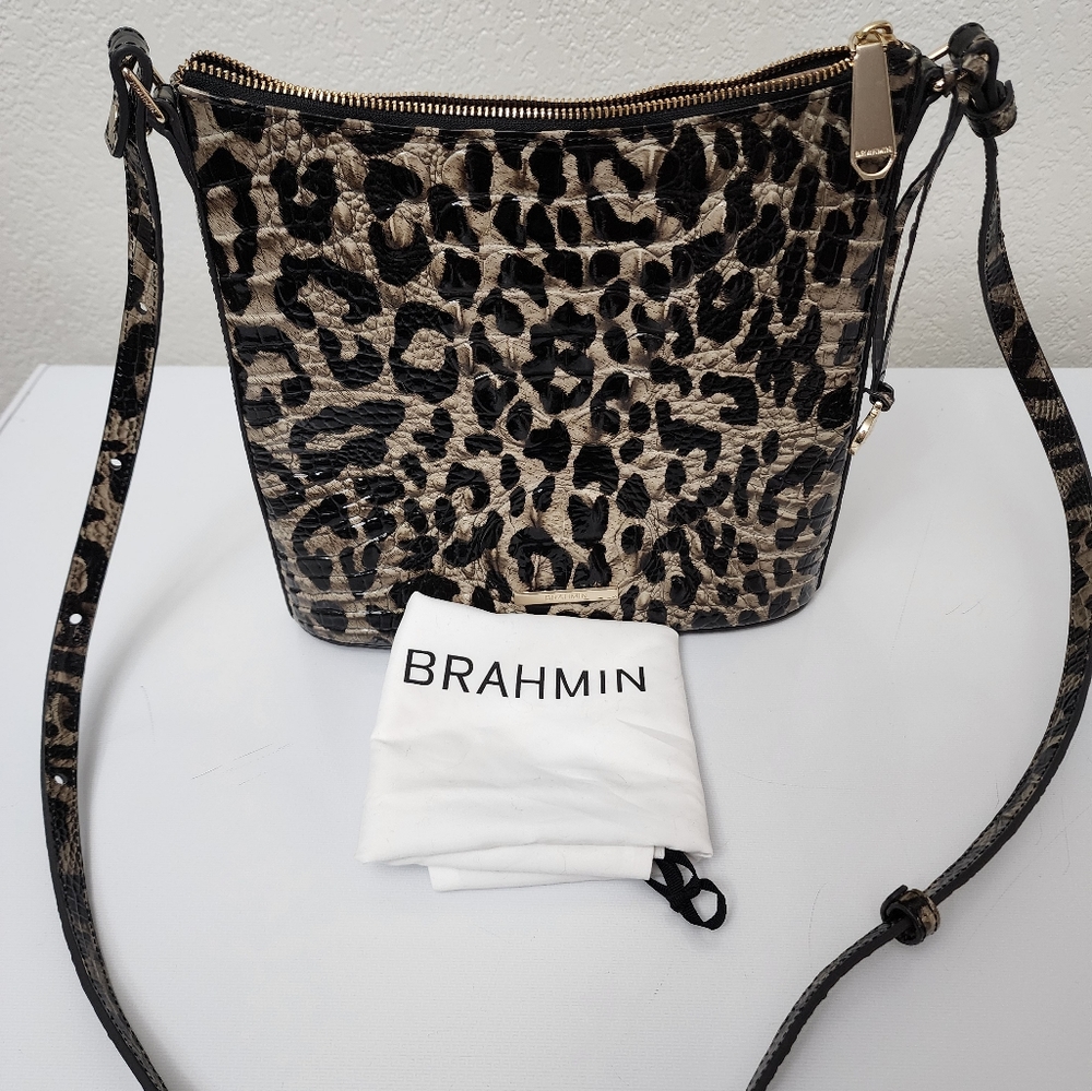 Brahmin Snow Leopard Katie Crossbody